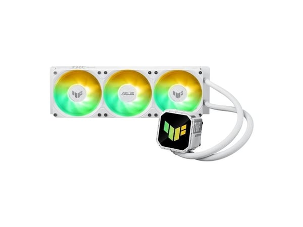 ASUS TUF Gaming LC III - White Edition - væskekjølesystem for prosessor - Radiatorstørrelse: 360 mm - (for: LGA1700, LGA1200, AM4, AM5, LGA1851) - ...