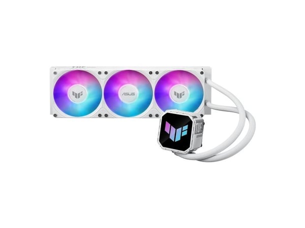 ASUS TUF Gaming LC III - White Edition - væskekjølesystem for prosessor - Radiatorstørrelse: 360 mm - (for: LGA1700, LGA1200, AM4, AM5, LGA1851) - ...
