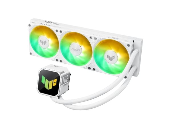 ASUS TUF Gaming LC III - White Edition - væskekjølesystem for prosessor - Radiatorstørrelse: 360 mm - (for: LGA1700, LGA1200, AM4, AM5, LGA1851) - ...