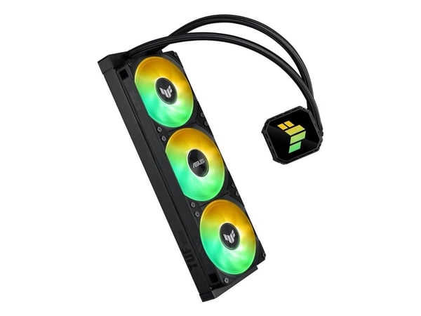 ASUS TUF Gaming LC III 360 ARGB - Væskekjølesystem for prosessor - Radiatorstørrelse: 360 mm - (for: AM4, AM5, LGA1851, LGA1700, LGA1200) - kobber ...