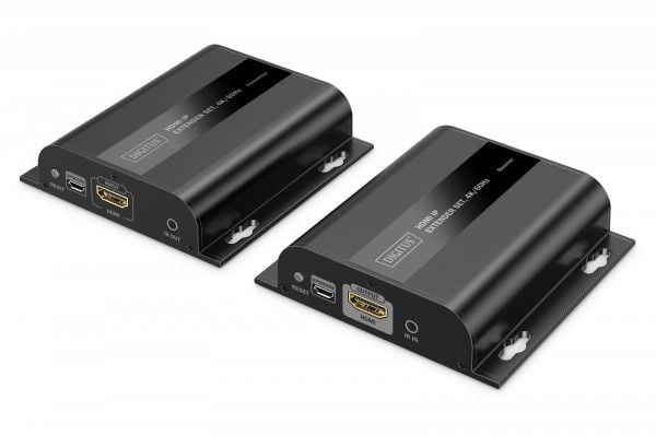 DIGITUS - Extender Set - video/lyd/infrarød-utvider - HDMI, 1GbE - over CAT 6 - opp til 200 m