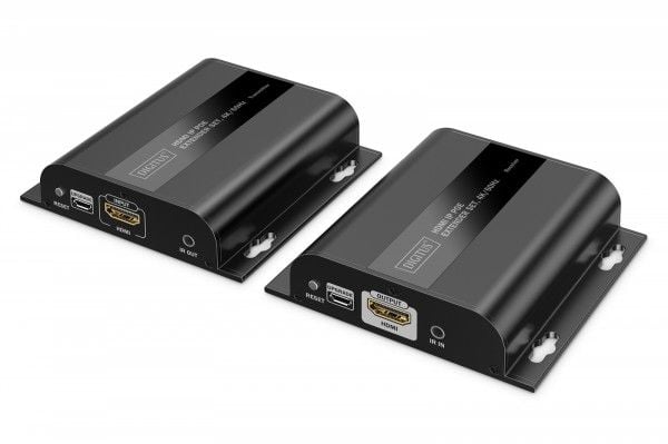 DIGITUS - Extender Set - video/lyd/infrarød-utvider - HDMI, 1GbE - over CAT 6 - opp til 200 m