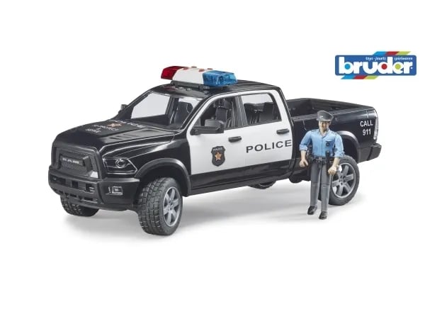 Bruder RAM 2500 Politibil med politimann