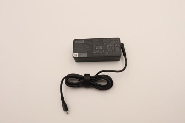 Lenovo - USB-C-strømadapter - AC 100-240 V - 65 watt - CRU - for IdeaPad Gaming 3 16ARH7; ThinkPad C14 Chromebook; L13 Gen 3; L13 Yoga Gen 3