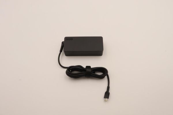 Lenovo - USB-C-strømadapter - AC 100-240 V - 65 watt - CRU - for IdeaPad Gaming 3 16ARH7; ThinkPad C14 Chromebook; L13 Gen 3; L13 Yoga Gen 3