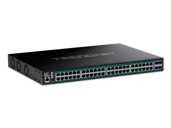 Trendnet TPE-3524S, Hallittu, Gigabit Ethernet (10/100/1000), Täysin kaksipuolinen, Power over Ethernet -tuki, Telineasennus