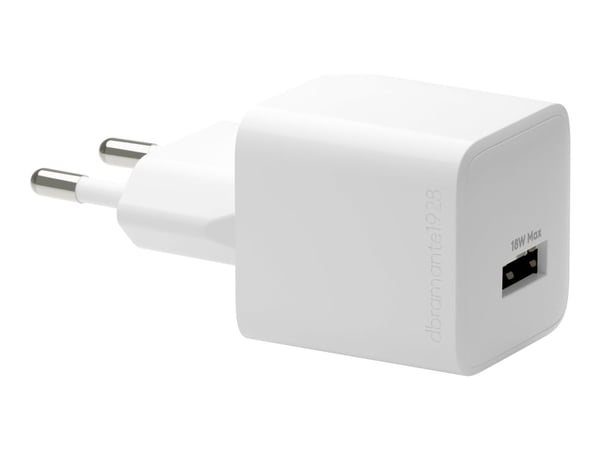 dbramante1928 re-charge - Strømadapter - 18 watt (USB) - hvit - Europa