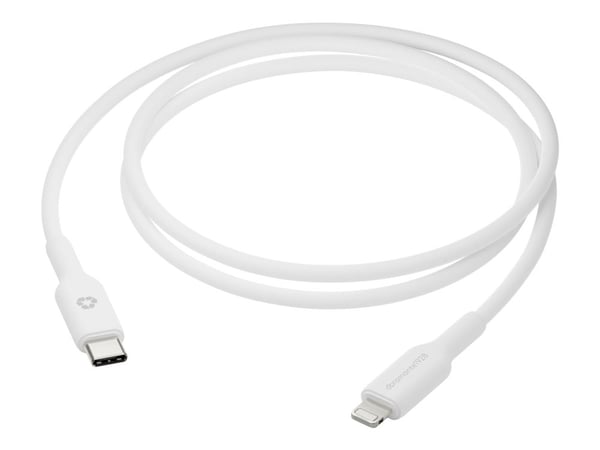 dbramante1928 re-charge - Lightning-kabel - USB-C hann til Lightning hann - 1 m - hvit