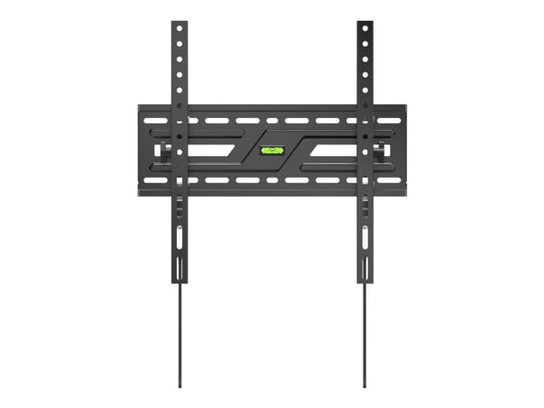 DELTACO - Monteringssett (veggmontering) - robust - for buet / flatt panel - tilt, opptil 75 kg - svart - skjermstørrelse: 32"-75"
