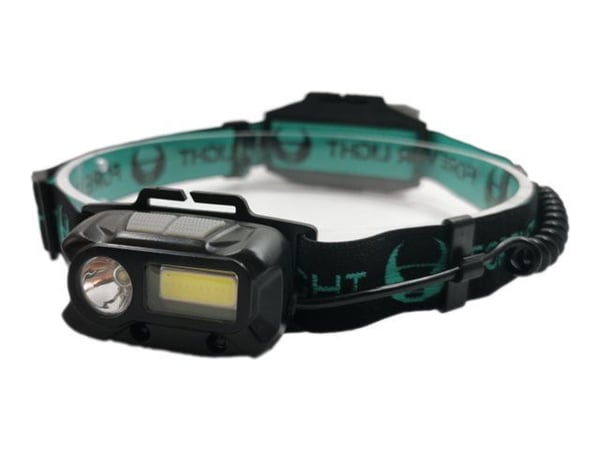 "TelForceone" LED priekinis žibintas Sporty XP-E 3W + COB 3W 160lm 1200mAh ikuisesti valo