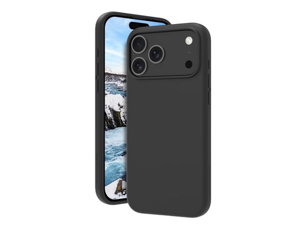dbramante1928 Monaco - Baksidedeksel for mobiltelefon - MagSafe-samsvar - silikon, plastikk - nattsvart - for Apple iPhone 17 Pro Max