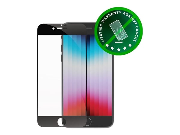 dbramante1928 Eco-shield - Skjermbeskyttelse for mobiltelefon - rammefarge svart - for Apple iPhone 7, 8, SE (2nd generation), SE (3rd generation)