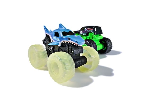 Monster Jam 1:43 Glowing Light 2 Pack