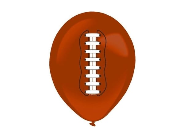 Touchdown latex balloner, 6 stk