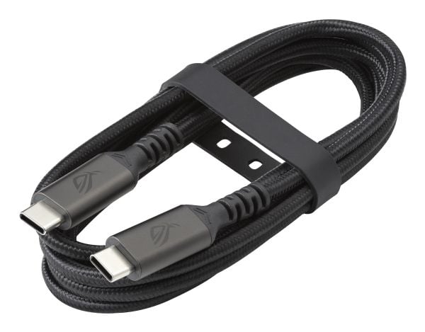 ASUS ROG LCR50 - USB-kabel - 24 pin USB-C (hann) til 24 pin USB-C (hann) - 48 V - 5 A - 1.5 m - svart
