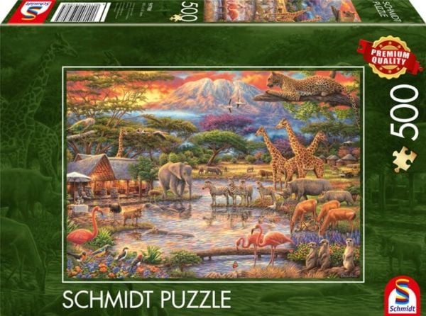 Schmidt Spiele 59708, 500 kpl, Kasvit ja eläimistö, 10 vuosi/vuosia