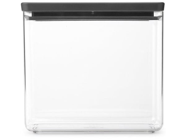 Brabantia Tasty+, Burk, Rektangulär, 3,5 l, Grå, Transparent, Plast, 220 mm