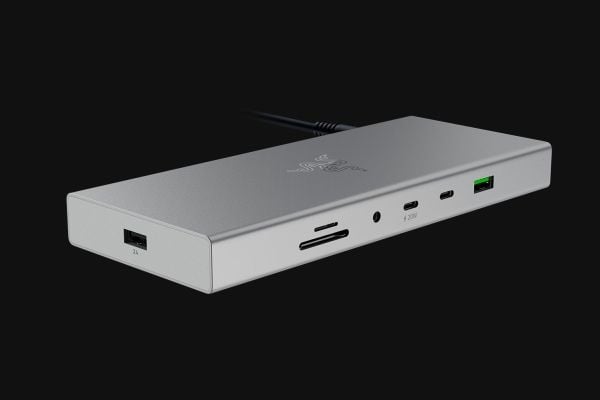 Razer - Dokkingstasjon - USB-C / USB-A - HDMI, DP - 1GbE - 180 watt - Europa, Korea