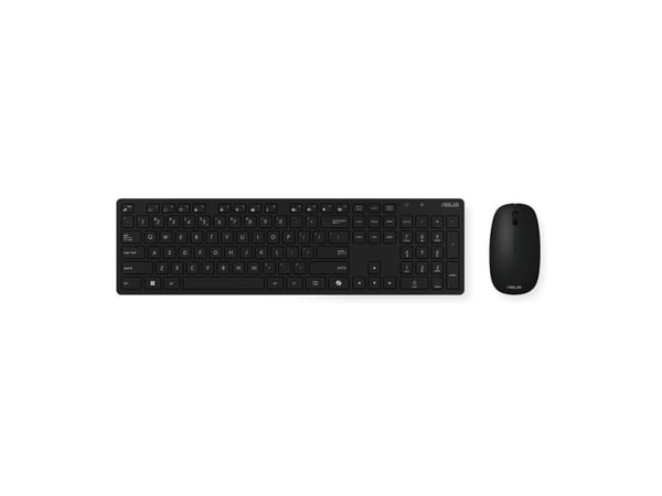 ASUS W5000 - Tastatur- og mussett - 100% - trådløs - 2.4 GHz - svart