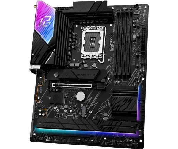 ASRock Phantom Gaming B860 LIGHTNING WiFi - Hovedkort - ATX - LGA1851-sokkel - B860 Chipset - USB4, USB-C 3.2 Gen 2x2, USB 3.2 Gen 2, USB 3.2 Gen 1...