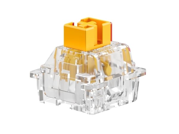 Glorious Gaming GLO-KB-ACC-SWT-PANDA-HE-36, Tastaturbrytere, Polykarbonat (PC), Translucent, Gult