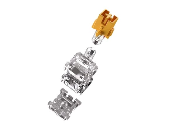 Glorious Gaming GLO-KB-ACC-SWT-PANDA-HE-36, Tastaturbrytere, Polykarbonat (PC), Translucent, Gult