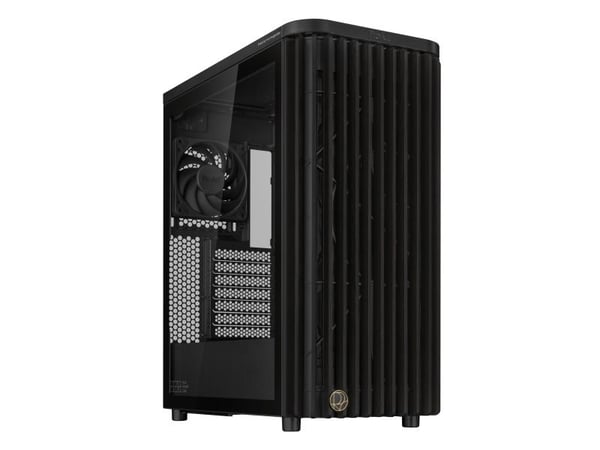 ASUS ProArt PA401 - Wood Edition - mid tower - ATX - sidepanel med vindu (herdet glass) - ingen strømforsyning - USB/lyd