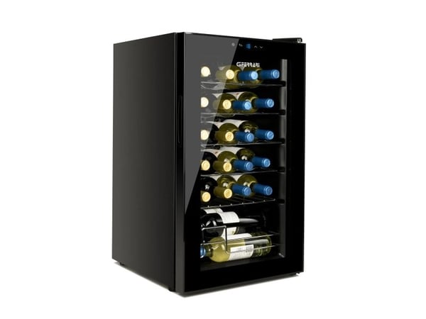 G3 Ferrari RISERVA 24, Vin kjøleskap, Frittstående, 24 flasker, G, Innebygd lys, Svart