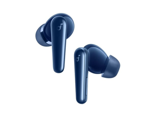 Soundcore Liberty 5 - True wireless-hodetelefoner med mikrofon - i øret - Bluetooth - aktiv støydemping - marineblå