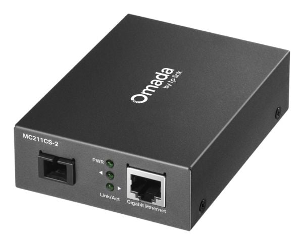 TP-Link Omada MC211CS-2, 1000 Mbit/s, IEEE 802.3, IEEE 802.3ab, IEEE 802.3i, IEEE 802.3u, IEEE 802.3x, IEEE 802.3z, Full, Halv, 20000 m, 1310 nm, E...