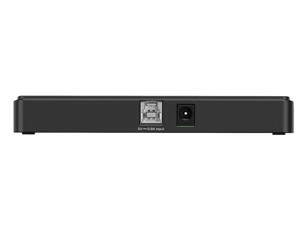 DELTACO UH-739 - Hub - med brytere, strømforsyning inkludert - 7 x SuperSpeed USB 3.0 - stasjonær