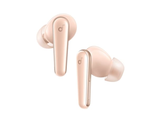 Soundcore Liberty 5 - True wireless-hodetelefoner med mikrofon - i øret - Bluetooth - aktiv støydemping - rosa