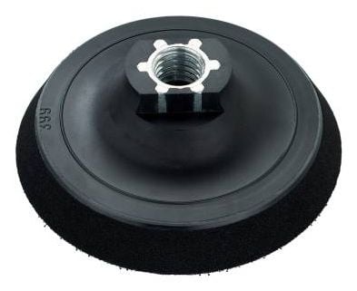 Metabo 623273000, Slipeskive bakpute, 8500 o/min, svart, rund, 17,3 cm, 1,2 cm