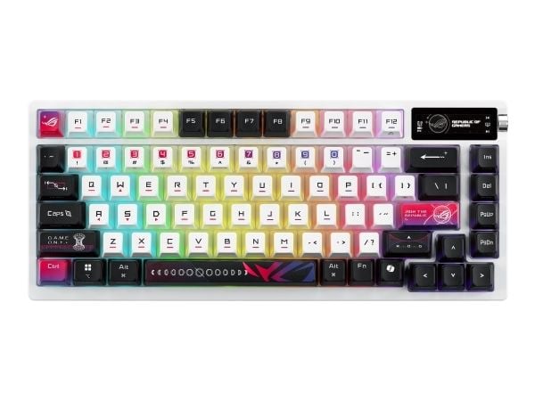 ASUS ROG Azoth X -näppäimistö 75% RGB Valkoinen