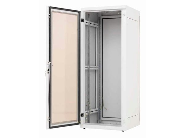 Triton Free-standing cabinet RIE 800x1000 42U, Frittstående hylle, 400 kg, Grå