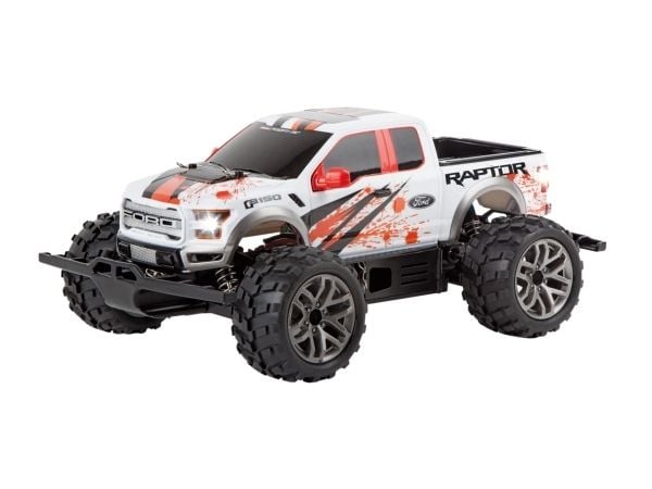 Carrera 2.4GHz Ford F-150 Raptor -PX-, Bil, 14 år, Metall, Plast, Sort, Rød, Hvit