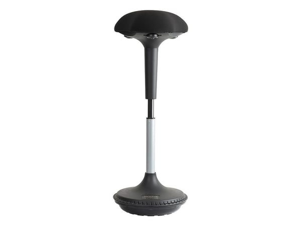 Kontorstol Unilux MOOVE - ergonomisk ståstol sort/stål