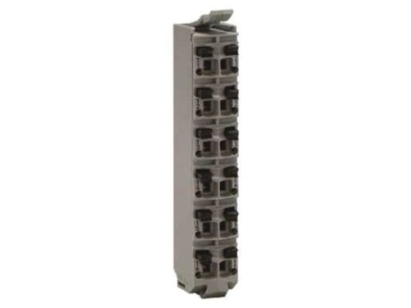 Liitinrima TM5 12 pin 24VDC harmaa