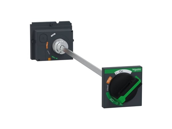 SCHNEIDER ELECTRIC Pidennetty kääntyvä kahva, ComPacT NSX 100/160/250, musta kahva, akselin pituus 185 - 600 mm, IP55
