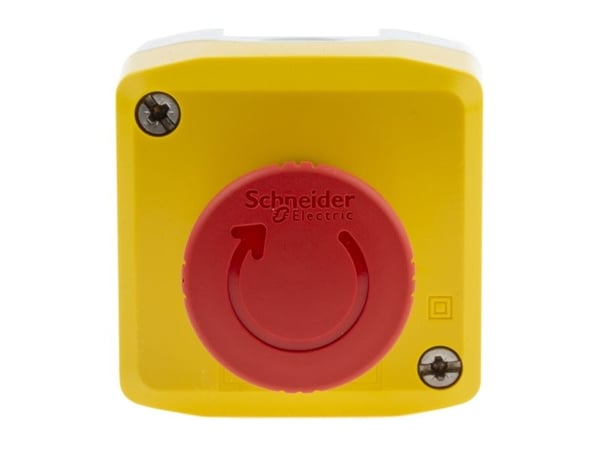 Schneider Electric Turvapainikekasetti kiertämällä 1R keltainen IP65 (XALK178)