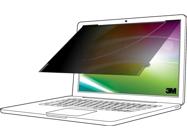 3M BP170W1B, 43,2 cm (17"), 16:10, Laptop, Rammeløst skjermfilter, Anti-gjenskinn