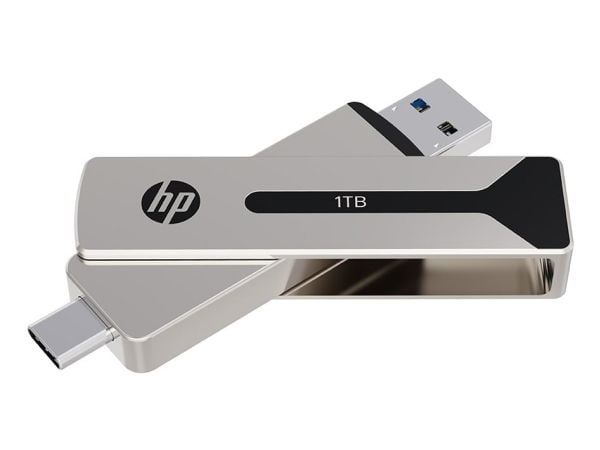 HP 911 Pro - USB-flashstasjon - 512 GB - USB 3.2 / USB-C - perlenikkel