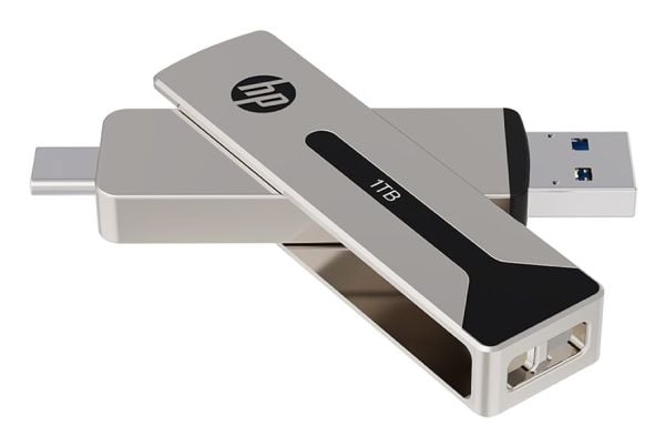 HP 911 Pro - USB-flashstasjon - 512 GB - USB 3.2 / USB-C - perlenikkel