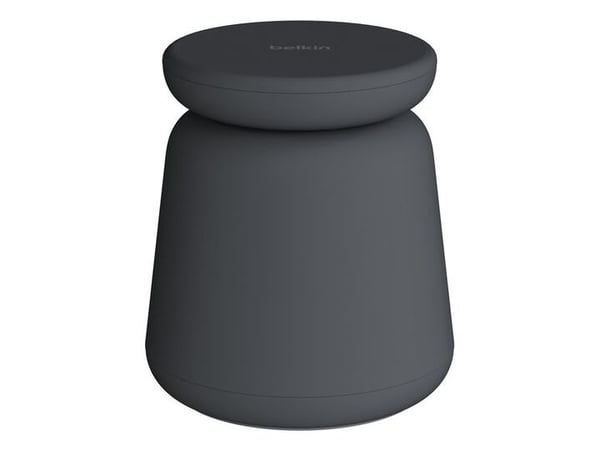 Belkin BoostCharge Pro 2-in-1 - Trådløst ladestativ - med Qi2 + AC-strømadapter - 15 watt - Fast Charge - koksgrå