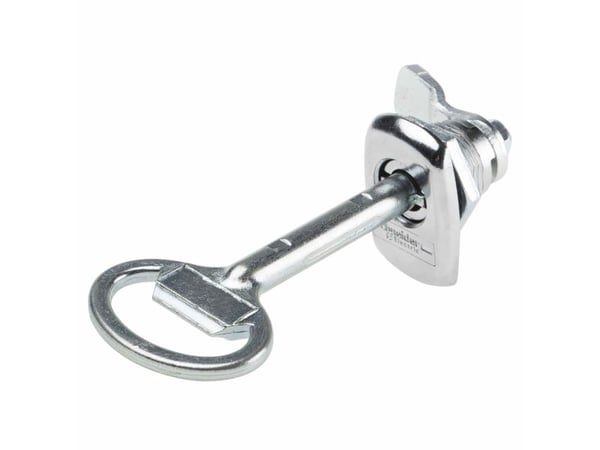 SCHNEIDER ELECTRIC Lukitussokka 3mm, kaksoiskouruinen lukko, kromi, S3X:lle
