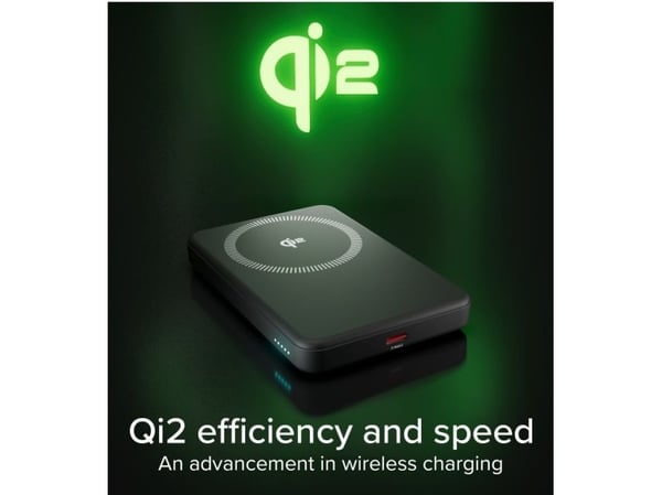 SBS TEBB5000QI2, 5000 mAh, Trådløs lading, Sort