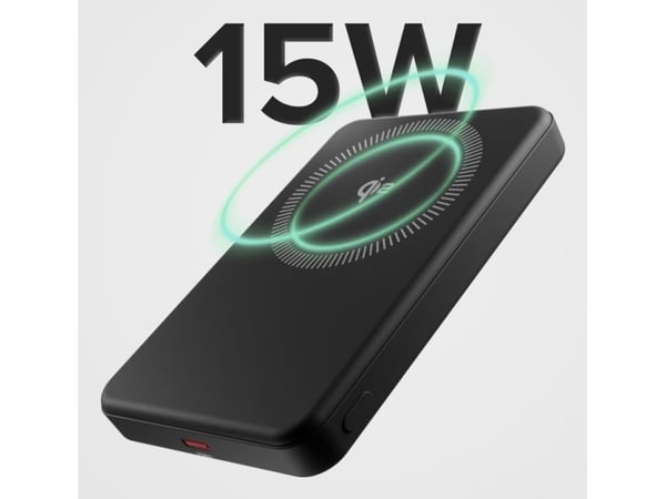 SBS TEBB5000QI2, 5000 mAh, Trådløs lading, Sort