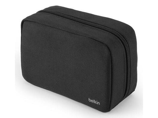 Belkin BoostCharge - Strømbank + AC-strømadapter - 20000 mAh - PD - 3 utgangskontakter (USB-C, 2 x USB) - på kabel: USB-C - Europa - med pose med g...