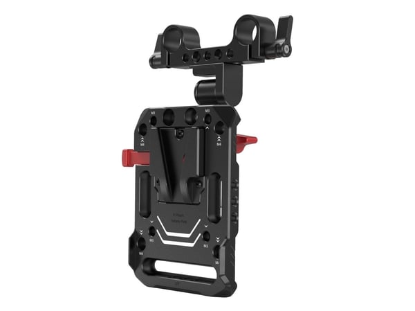 SmallRig 2991, Batteriplade, Sort, Rød, Aluminium, 1/4-20, 3/8-16", M4, Kina