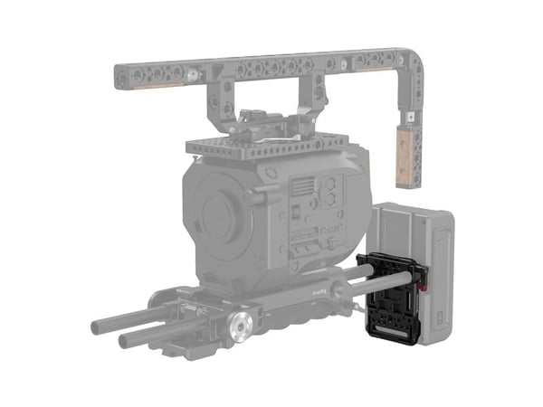SmallRig 3016, Batteriplade, Sort, Rød, Aluminium, 1/4-20, 3/8-16", M4, Kina